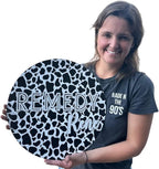 Custom Nursery Name Sign, cow theme nursery sign, girls nursery wall decor by Unknown