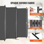VEVOR Room Divider, 6 Panel Room Divider, Folding Privacy Screen and Portable - Image 3