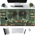 Mechanical Cattle Cute Desk Mat Kawaii Frog Mouse Pad Green Desk Anime Mat by Mechanical+Cattle