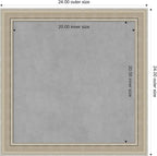 Amanti Art Silver Framed Magnetic Board 24x24 Medium Vision Board - Image 4