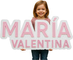 Custom Baby Name Sign- Wood bedroom sign- Kids room decor by Unknown