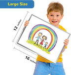 Dry Erase White Board, 16inX12in Large Magnetic Desktop Whiteboard - Image 7