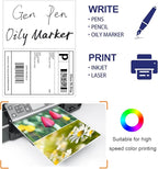 8-1/2"×5-1/2" Shipping Labels 100 Labels Sticker Paper - Image 4