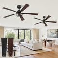 fanbulous 48 inch farmhouse rustic ceiling fan with, main product view