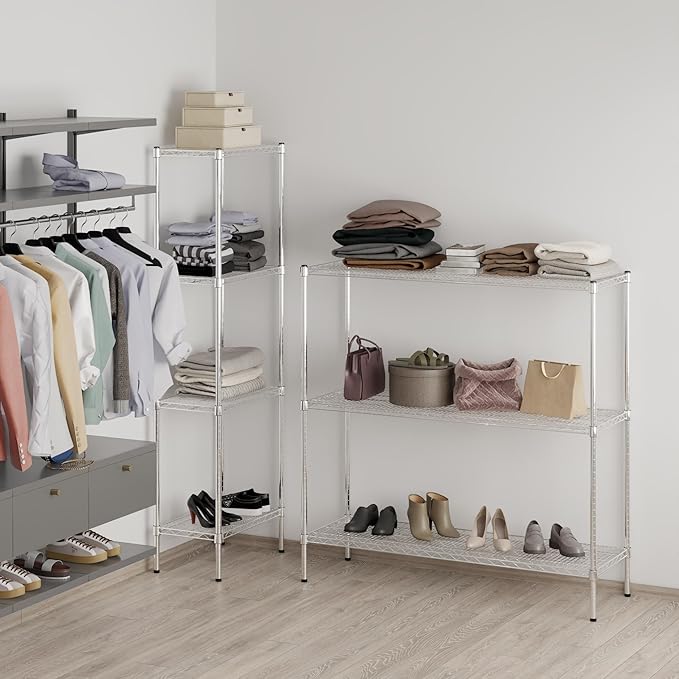 Regal Altair 18" Deep x 54" Wide x 54" Height Wire Shelving Kit | 3-Tier | NSF - Image 6