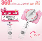 Aoryalps Retractable Badge Reel Holder Retractable - Image 4