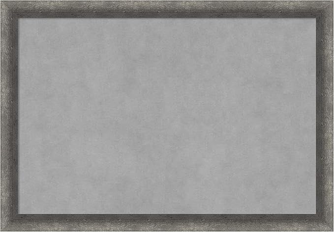 Amanti Art Grey Framed Magnetic Board 18x26 Medium Vision Board by AmantiArt