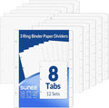 SUNEE Binder Dividers with Tabs by SUNEE