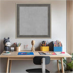 Amanti Art Grey Framed Magnetic Board 25x25 Medium Vision Board - Image 5