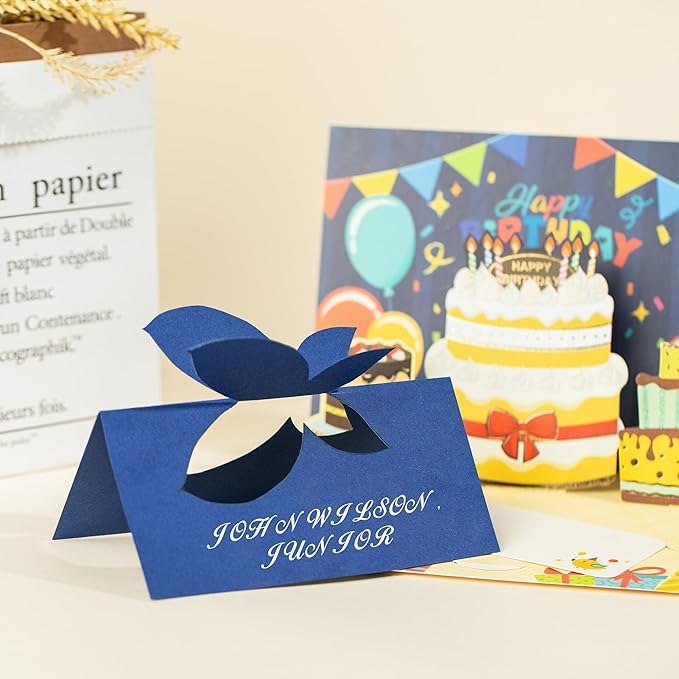 25 Sheets Navy Blue Cardstock - Image 6