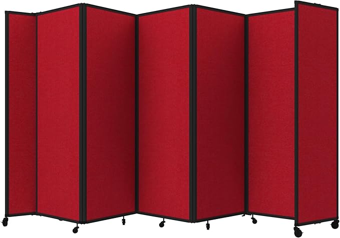 Versare Room Divider 360 Portable Wall Partition | Folding Panels | Large by VERSARE
