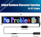 LED Sign, Programmable LED Sign, Flexible Scrolling LED Message Display - Image 6