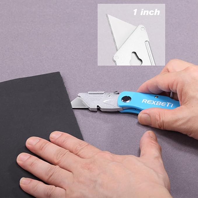 REXBETI Folding Pocket Utility Knife Quick-change SK5 Box Cutter - Image 7