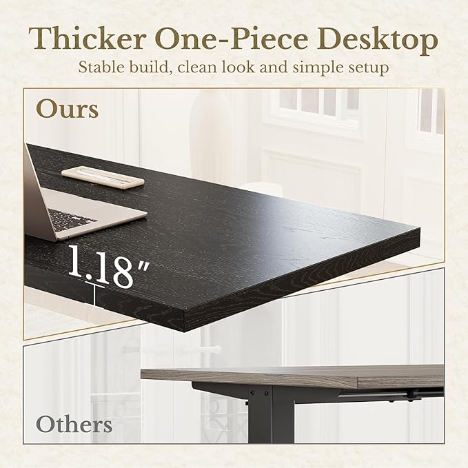 ErGear Height Adjustable Electric Standing Desk, 47.2 x 23.6 Inches Sit Stand - Image 5