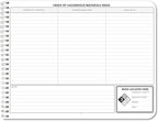 BookFactory Hazardous Material Log Book/Haz Mat Materials Tracking Logbook - Image 4