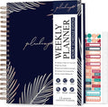 PLANBERRY Large Hourly Schedule Planner Premium – Undated Organizer by PLANBERRY