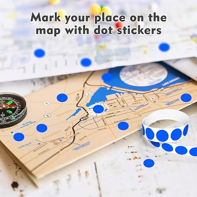 PARLAIM 3/4 Inch Round Permanent Adhesive Color-Code Dot Stickers, 10000 - Image 4
