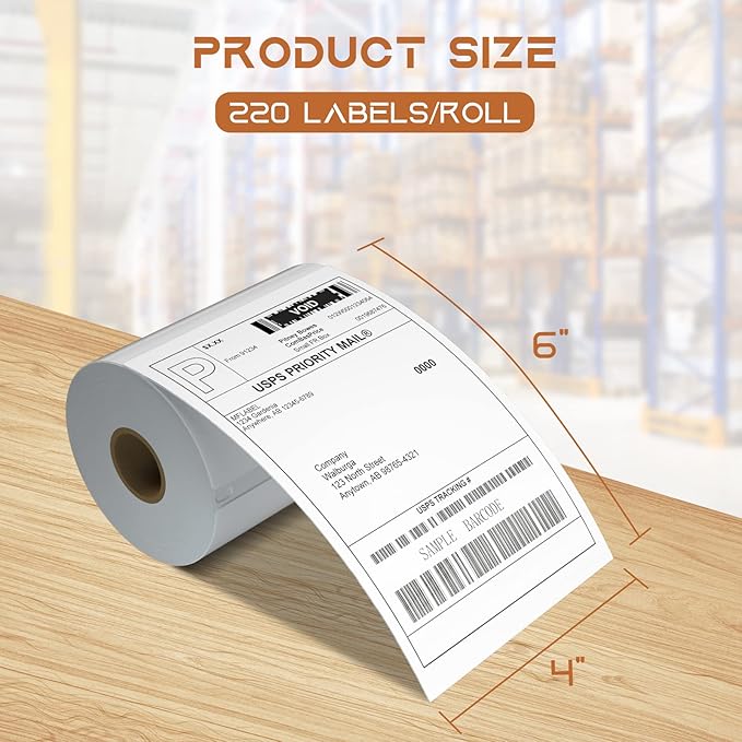 MFLABEL 4x6 Direct Thermal Shipping Labels - Image 3