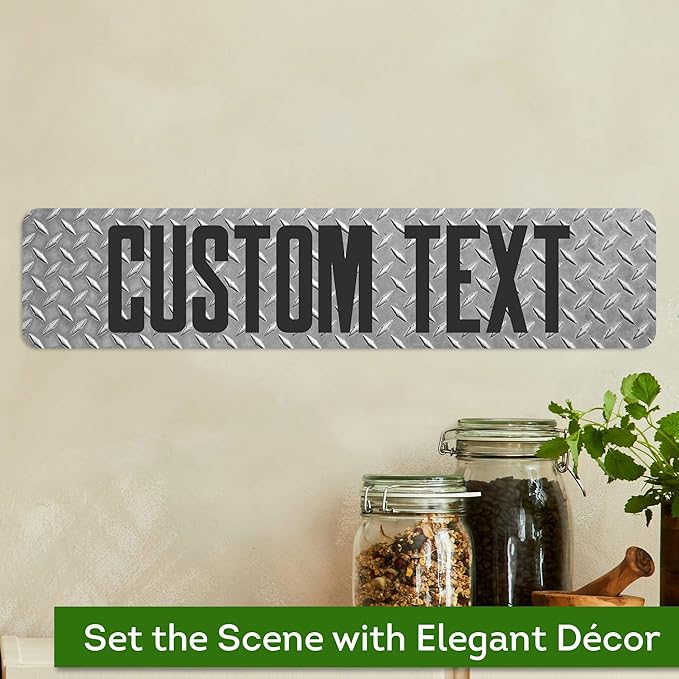 Custom Sign, Custom Street Sign, 11 Font Colors, 13 Font Styles, 4 Hole Options - Image 4