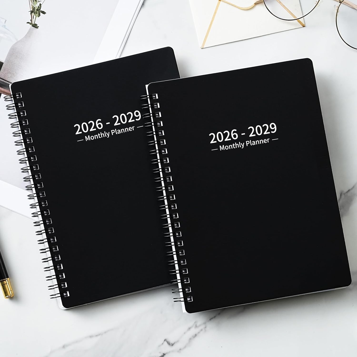 2026-2029 Monthly Planner/Calendar - 3 Year Monthly Planner 2026-2029, July 2026 - June 2029, 6.4" x 8.5", 36 Months Planner with Tabs, 30 Notes Pages, Double-Side Pocket, Holidays, Julian Dates