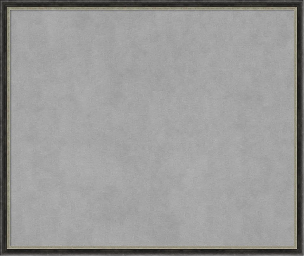 Amanti Art Black Framed Magnetic Board 21x25 Medium Vision Board