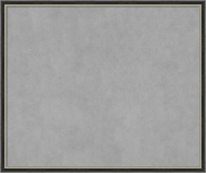Amanti Art Black Framed Magnetic Board 21x25 Medium Vision Board by AmantiArt
