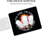 Auhoahsil Mouse Pad, 12 x 10 in Cute Skull Theme Computer Mouse Pad - Image 4