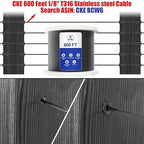 CKE 40 Pack T316 Stainless Steel Black Protector Sleeves - Image 4