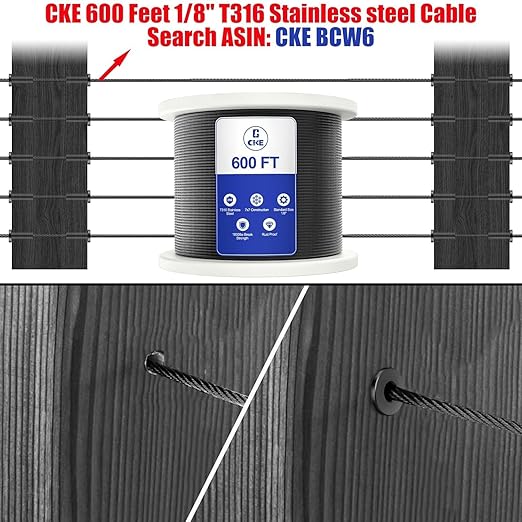 CKE 50 Pack T316 Stainless Steel Black Protector Sleeves - Image 4