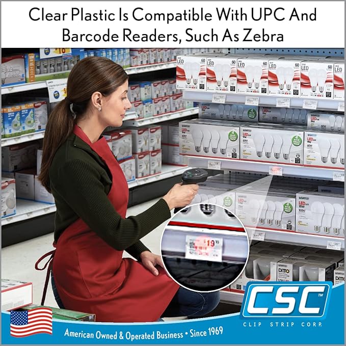 Price Data Channel Label Holder Chips, 2.75" L x 1.25" H, 10 Mil Thick - Image 7