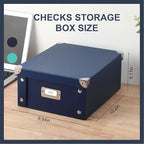 DLUGOPIS 2 Pcs Inch Checks Storage Box - Image 2
