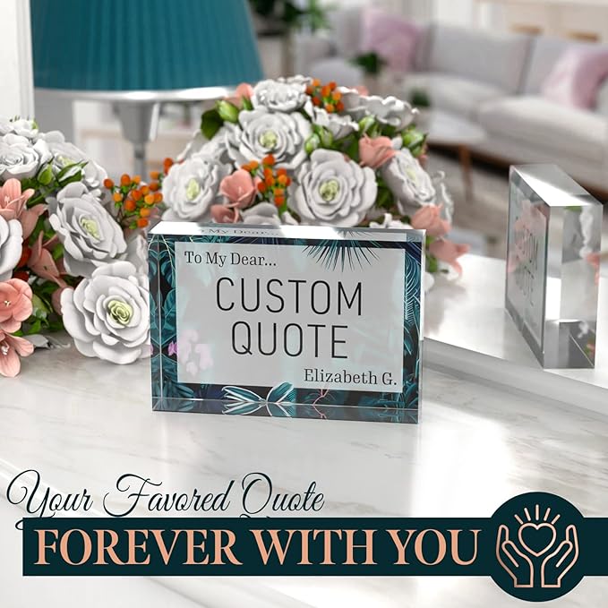 Custom Acrylic Sign Personalized, Custom Desk Name Plate, 18 Styles, - Image 4