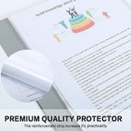 Sheet Protectors, HERKKA 200 Pack Upgrade Clear Plastic Page Protectors Sheet - Image 6