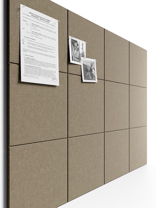 Bumusty Large Cork Board 47"x35" Alternative by Bumusty