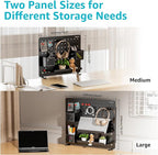 PEGZONE Clamp-on Desk Pegboard, Desk Organizer - Image 4
