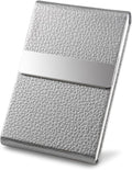Business Card Holder with Ultra Slim Design, Business Card Case with Premium PU by DMFLY