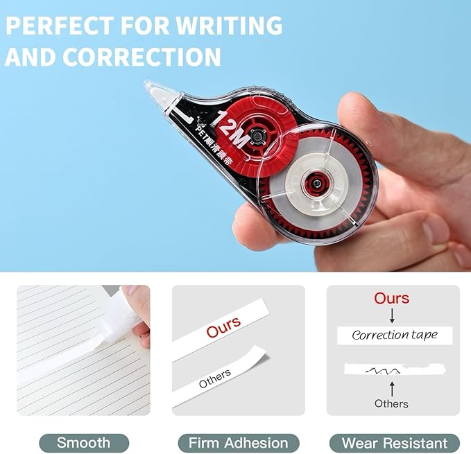 WISOPTUS 39.37ft Correction Tape - Image 3