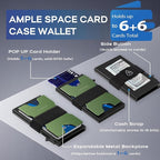 RUNBOX Slim Card Holder Wallet for Men, Minimalist RFID Blocking Wallet - Image 2