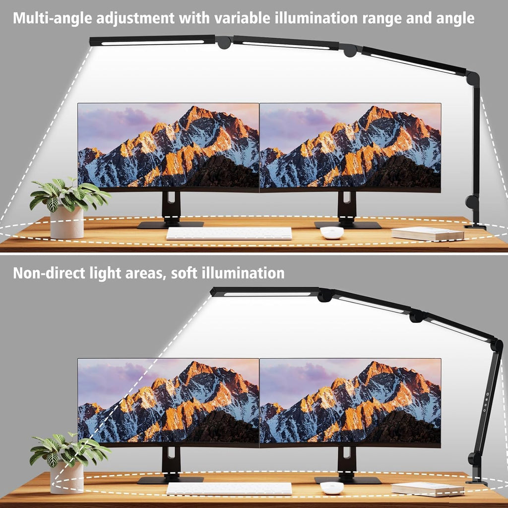 ailbton bright led desk lamp with clamp,eye caring, package contents