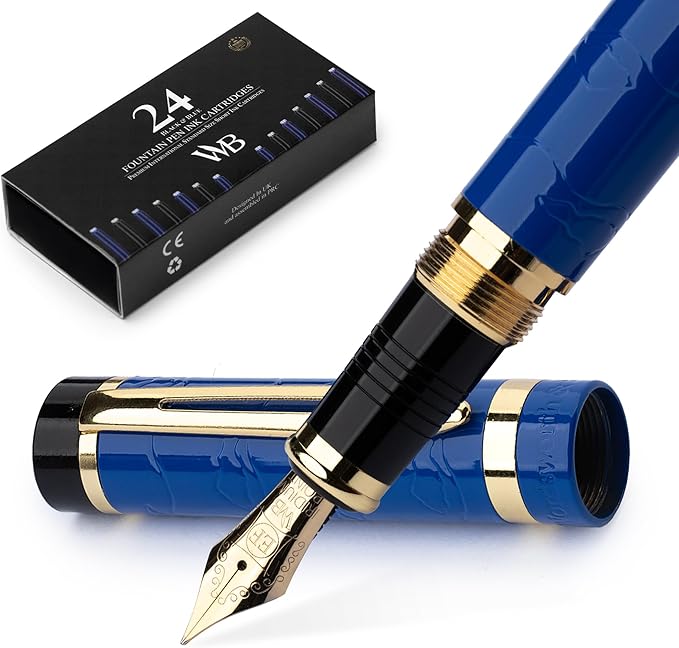 Wordsworth & Black Primori Fountain Pen Set; Extra Fine Nib, Gift Case by WordsworthBlack
