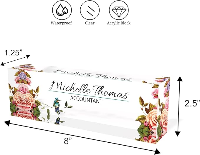 Desk Name Plate Personalized - Image 8
