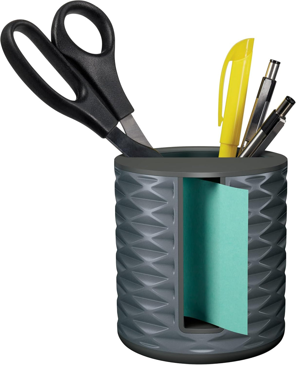 Post-it Note Dispenser, Geometric Design, 1 Dispenser, 1 Pad, 45 Sheets | Pop-Up Notes, Classroom or Office Supplies