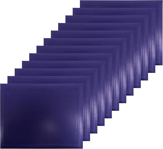 GraduationMall 8.5"x11" Smooth Padded Diploma Cover Certificate Holder Purple by GraduationMall%C2%AE
