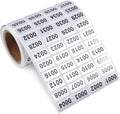 1-2000 Consecutive Number Inventory Stickers Self Adhesive Waterproof Labels by Unknown