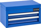 mini tool box - metal tool chest with, side view