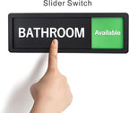 Bathroom Sign – In Use/Available Slide Switch Sign, Premium Durable Acrylic - Image 4
