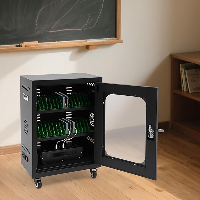 QUEWATSA Cell Phone Charging Station, 30-Device Rechargeable Mobile Phones - Image 2