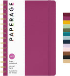 PAPERAGE Lined Spiral Journal Notebook, 160 Pages, Hardcover Journal by PAPERAGE