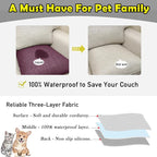 Couch Arm Covers, Waterproof Armrest Cover - Image 3