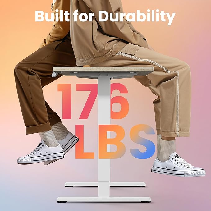 HUANUO Electric Standing Desk, 55 x 24 Inch Height Adjustable Computer Desk - Image 6
